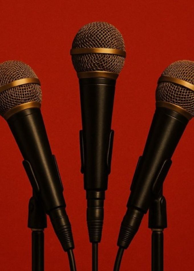 Три микрофона