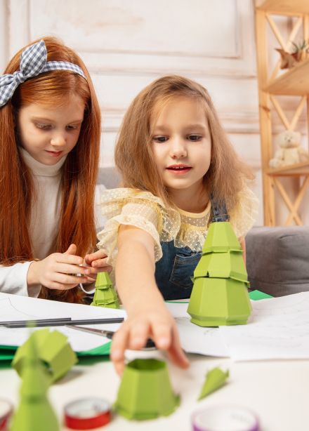 Северное сияние. Граттаж