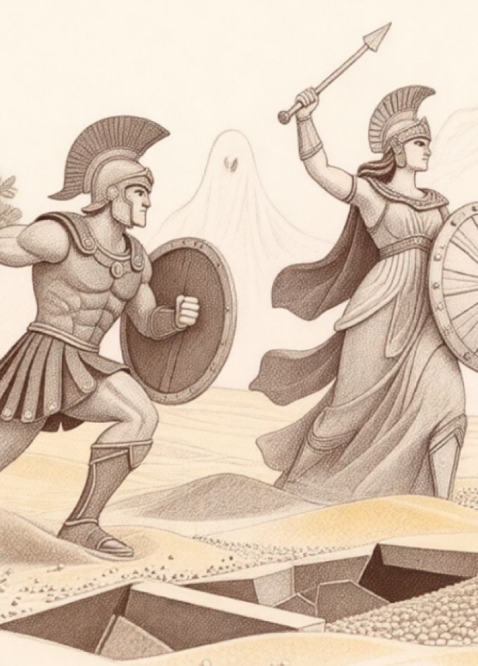 Мифы Древней Греции: Музыкально-песочная фантазия