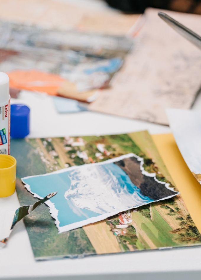 Коллажный мастер-класс Юлианны Кулугур