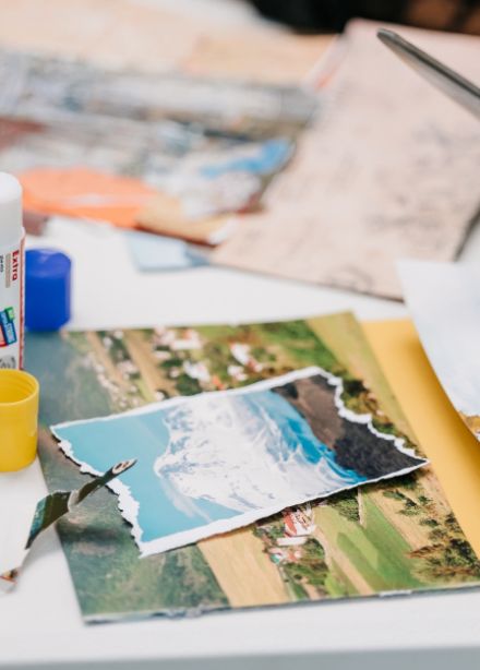 Коллажный мастер-класс Юлианны Кулугур