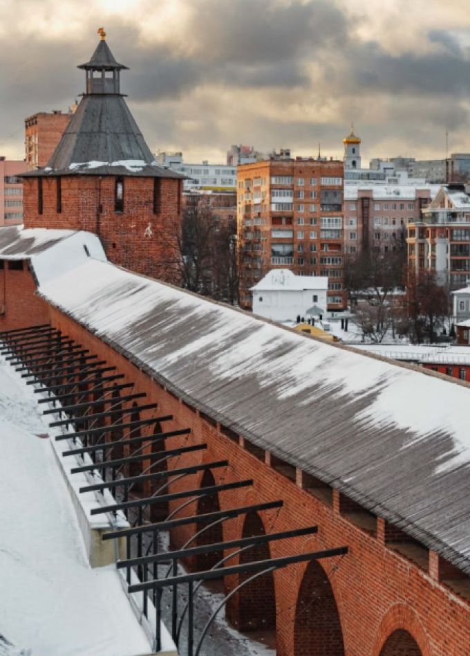 Экскурсия по стене нижегородского кремля