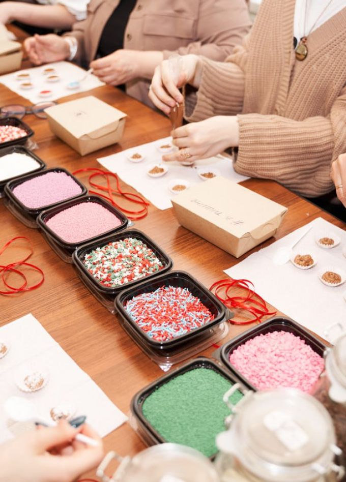 Шоколадные конфеты ручной работы