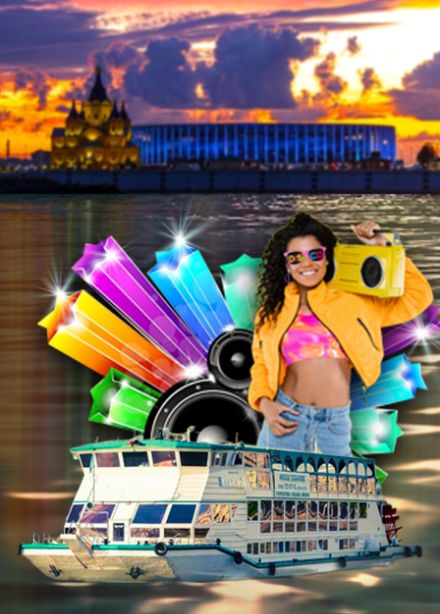 Супер Дискотека 80-90-00х на теплоходе КолесовЪ от River Dance