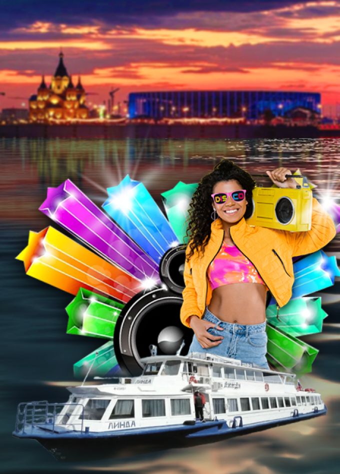 Дискотека 80-90-00х на теплоходе Линда от River Dance