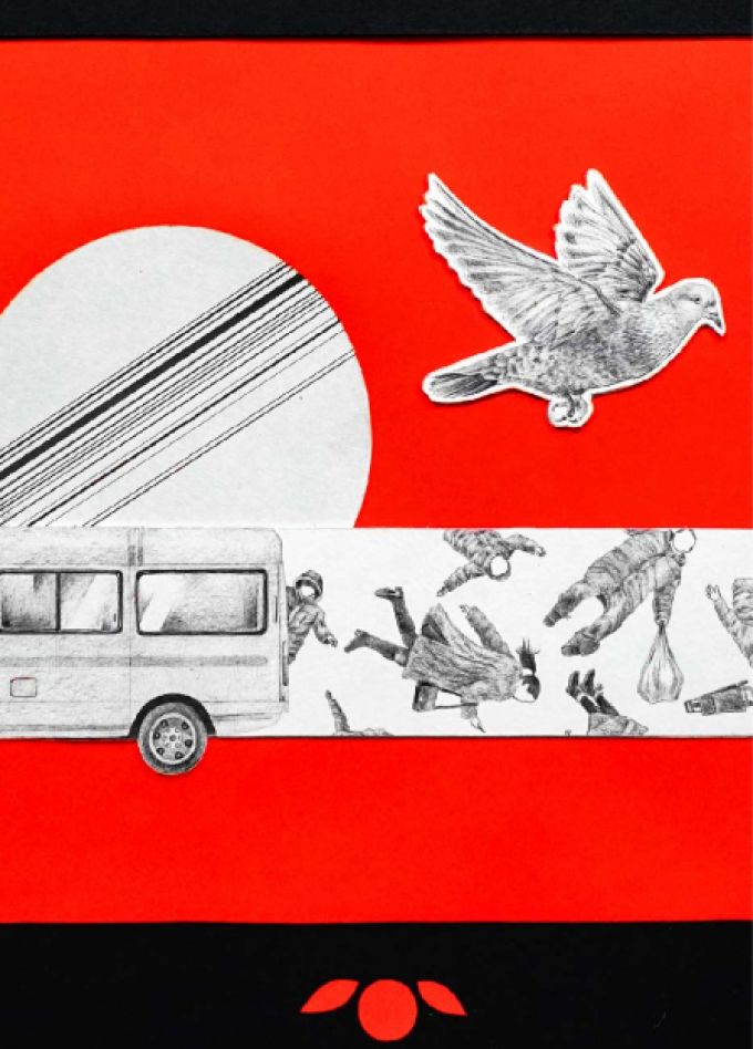 На остановке: Мастер-класс от художника Константина Белоусова